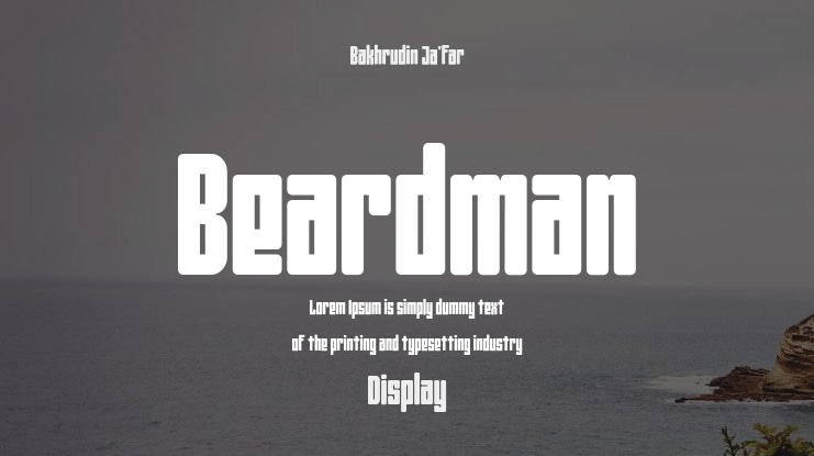 Beardman Font Family