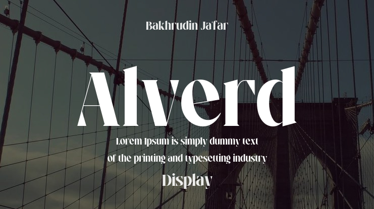 Alverd Font Family