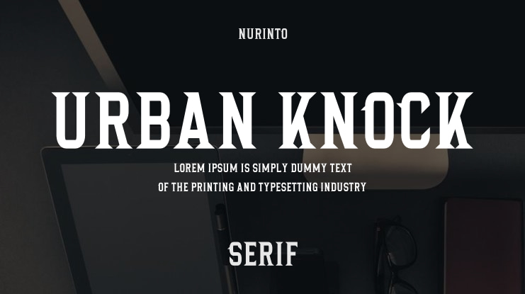 Urban Knock Font