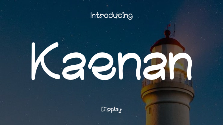 Kaenan Font Family