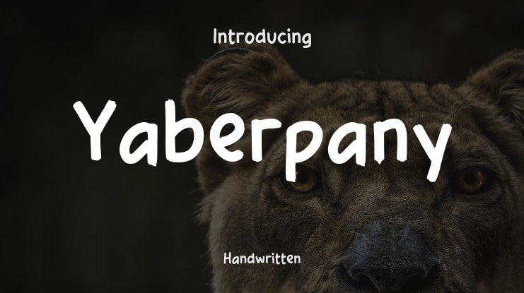 Yaberpany Font