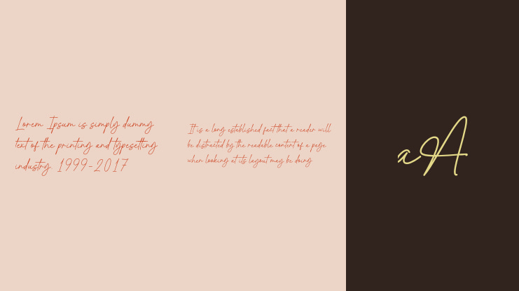 Sandelia - Personal Use Font