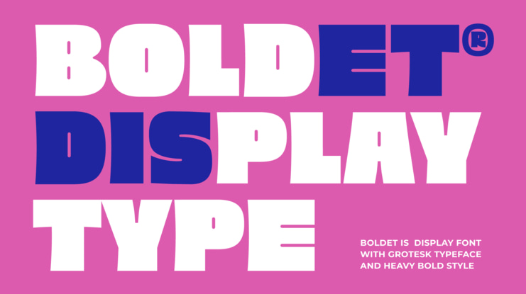 Boldet Bold Font