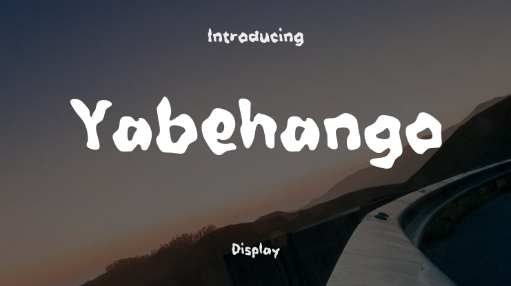 Yabehango Font