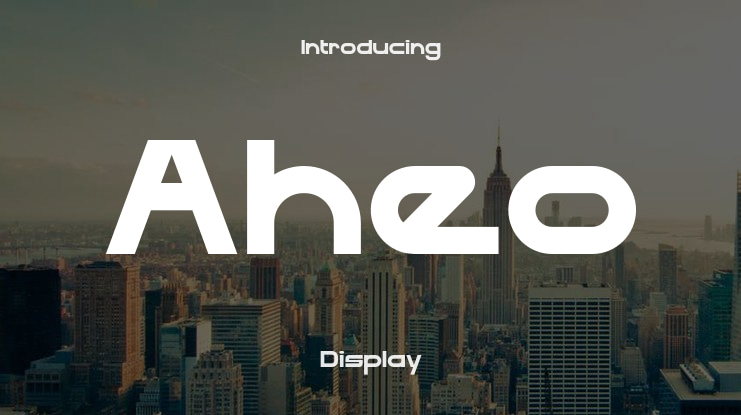 Aheo Font Family