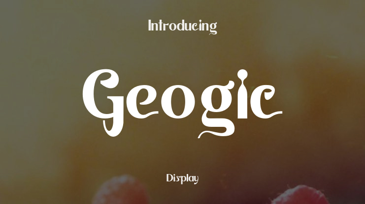 Geogic Font