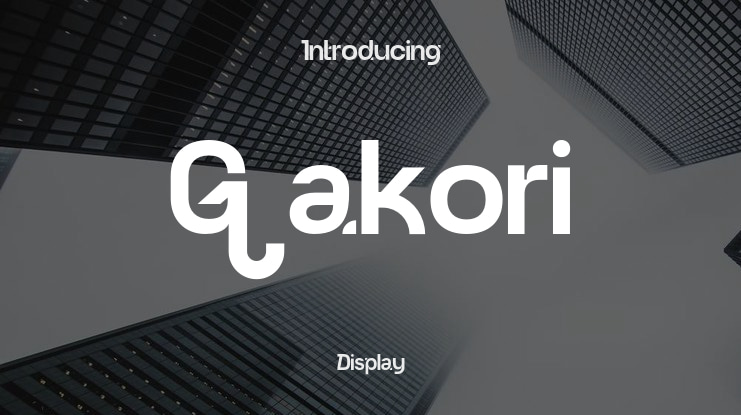 Gakori Font