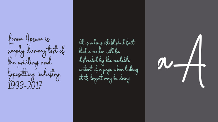 Monoline Personal Font