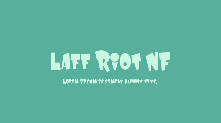 Laff Riot NF Font