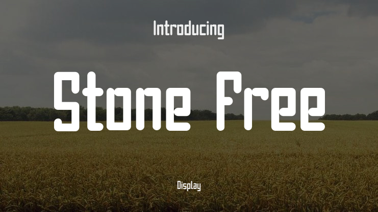Stone Free Font