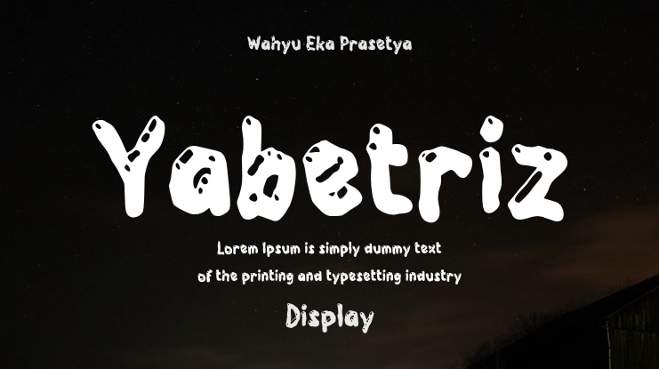Yabetriz Font
