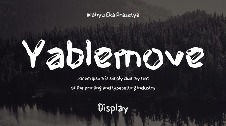 Yablemove Font