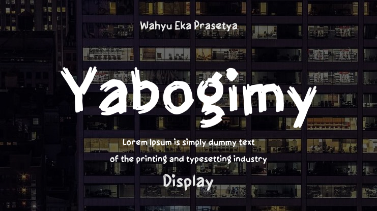 Yabogimy Font
