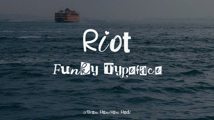 Riot Funky Font
