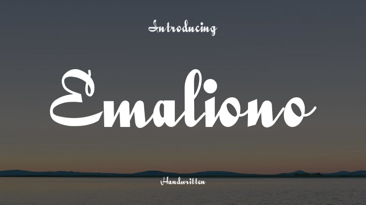 Emaliono Font