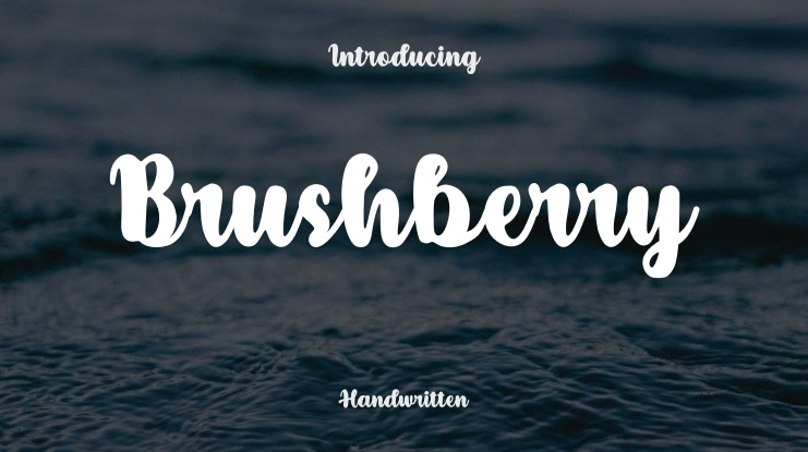 Brushberry Font