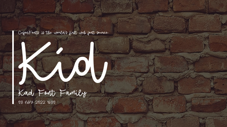 Kid Kad Font