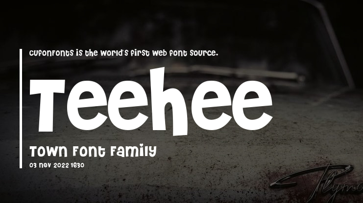 Teehee Town Font