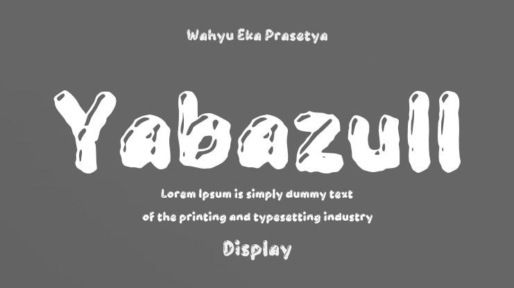 Yabazull Font