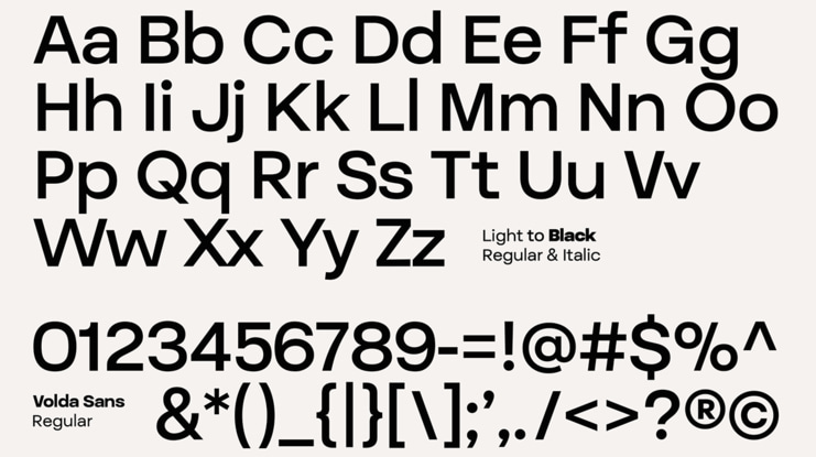 Volda Sans Font