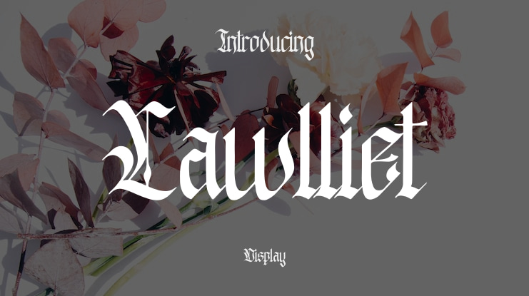 Lawlliet Font