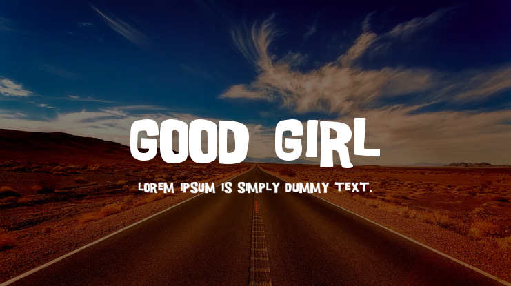 Good Girl Font