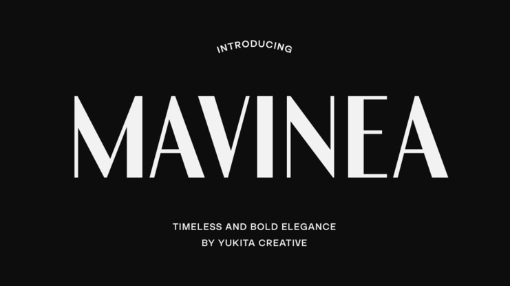 Mavinea Font