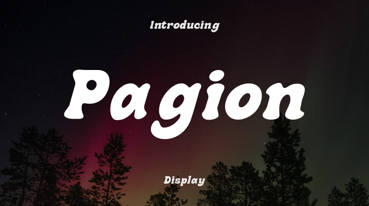 Pagion Font