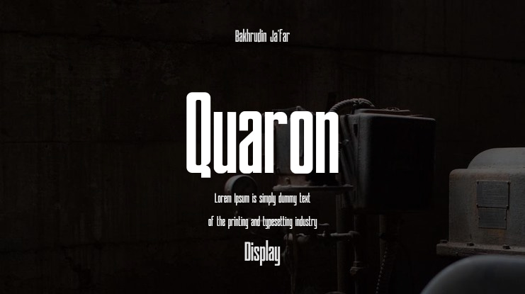 Quaron Font Family