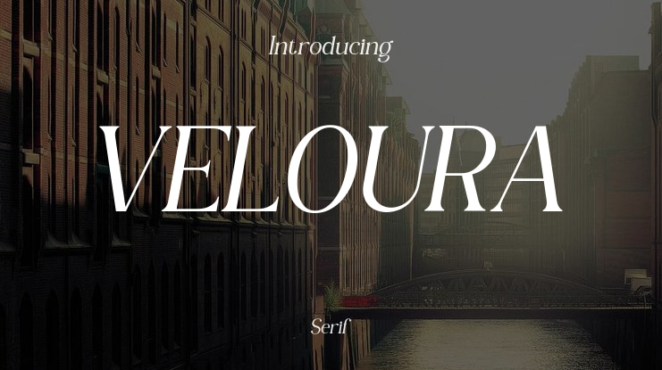 VELOURA Font
