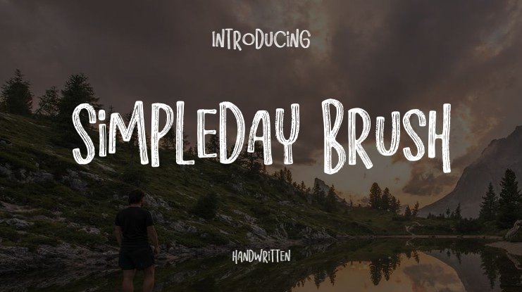 Simpleday Brush Font
