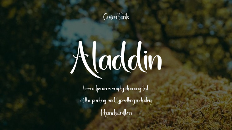 Aladdin Font
