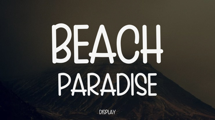 BEACH PARADISE Font