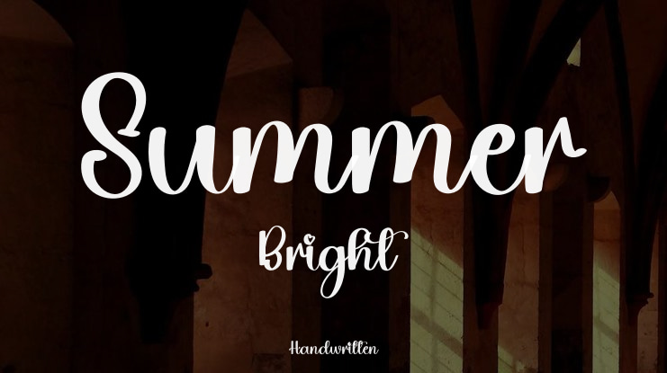 Summer Bright Font