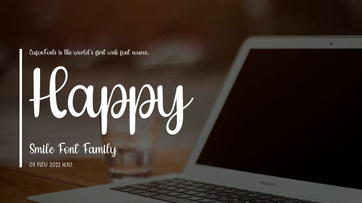Happy Smile Font