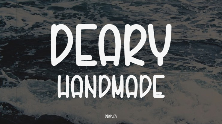 Deary Handmade Font