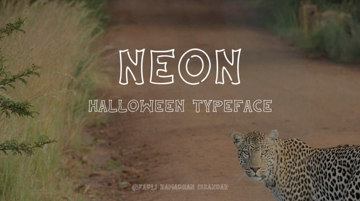 Neon Halloween Font