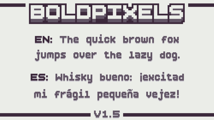 BoldPixels Font Family