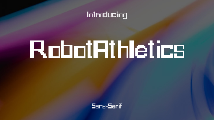RobotAthletics Font