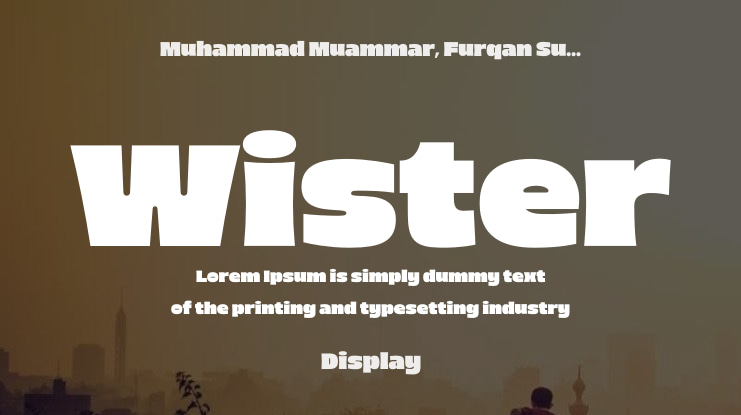 Wister Font