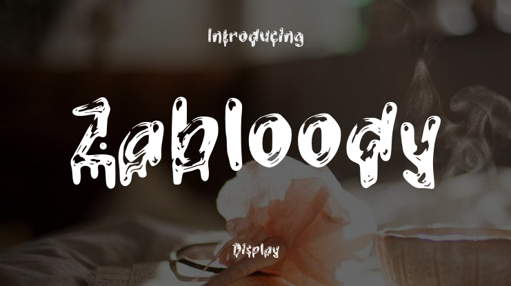 Zabloody Font