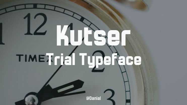 Kutser Trial Font