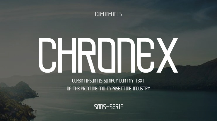 Chronex Font