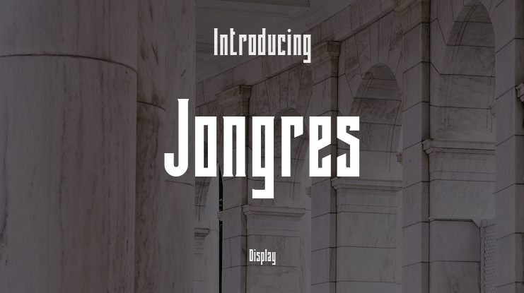 Jongres Font