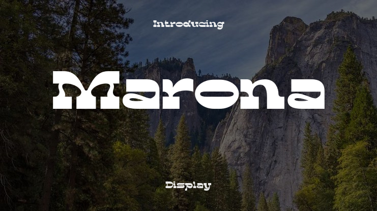 Marona Font Family