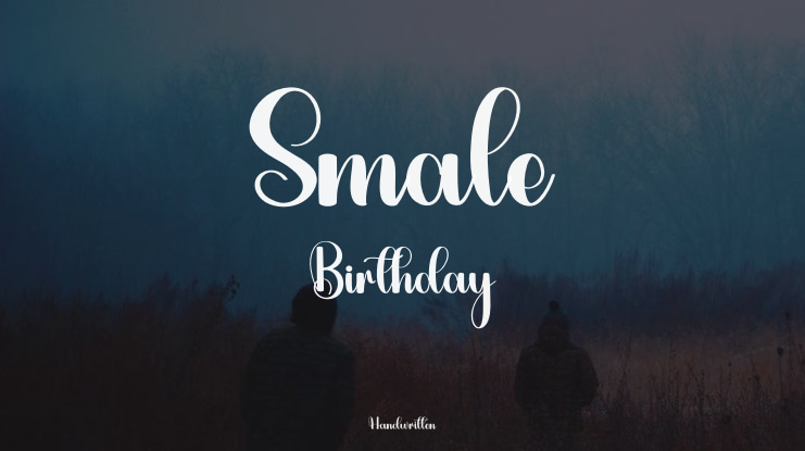Smale Birthday Font
