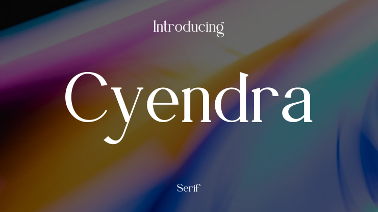 Cyendra Font