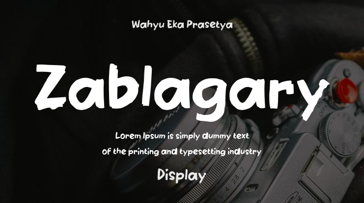 Zablagary Font