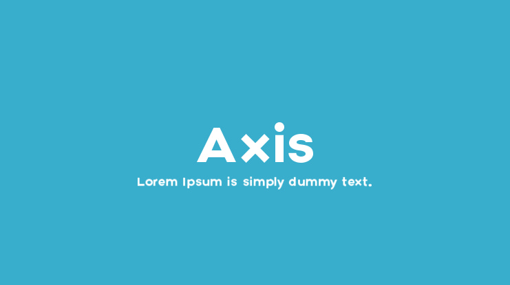 Axis Font