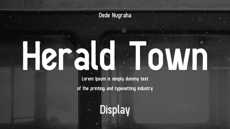 Herald Town Font